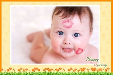 Baby & Kids photo templates Happy Spring 2